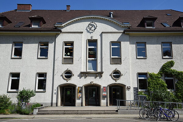 Ein Foto der Amerikanischen Bibliothek